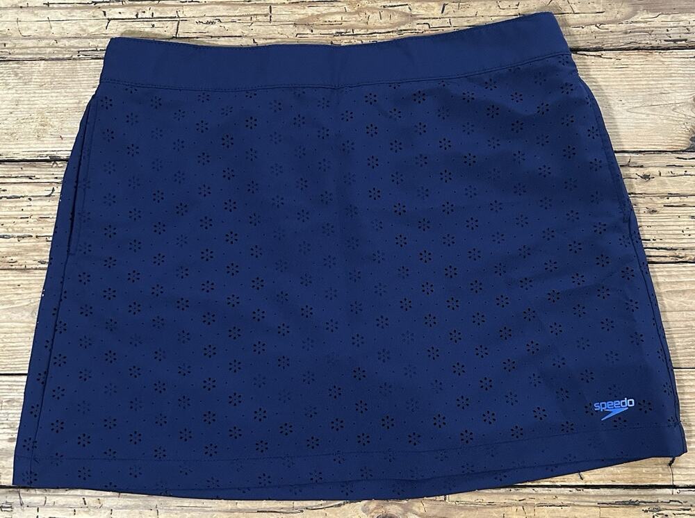 Speedo Women’s Size L Navy Blue Tennis Golf Skort - NWOT